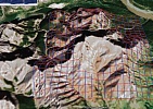Отображение участка съемки в Google EarthTM