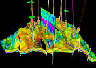 Комплексное использование данных сейсмической и геологической интерпретации, а также данных по добыче, позволяет повысить объективность 3D модели месторождения